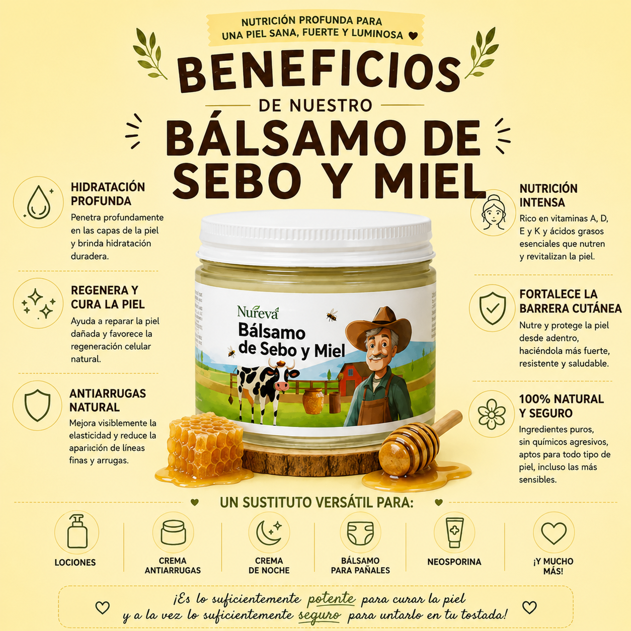 Balsamo de Miel y Sebo — Nureva